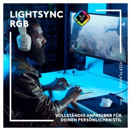 Logitech G502 X Plus Ratón Inalámbrico Óptico Blanco 25600 DPI RGB LIGHTSPEED HERO 25K