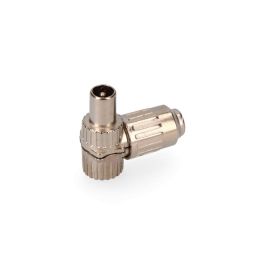 Edm Clavija TV acodada metálica 9,5mm acero inoxidable cromado Precio: 2.50000036. SKU: S7916829