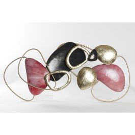 DKD Home Decor Decoracion Pared Moderno Rojo Dorado Abstracto 105.4 x 8.3 x 50.2 cm Precio: 34.11474. SKU: S3019029