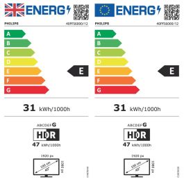 Philips 40PFS6000 Televisor LED 40" Full HD 1920x1080 HDR10 3xHDMI