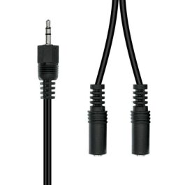 ProXtend Mini-Jack 3-Pin Splitter Cable M-F Black 20cm ProXtend Mini-Jack 3-Pin Splitter Cable M-F Black 20cm