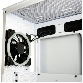 LC-Power 802W RGB Midi Tower PC Gaming Blanco, compatible ATX/Micro ATX/Mini-ITX, con RGB y Panel Vidrio Templado