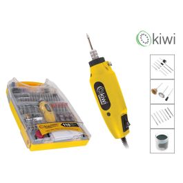 Kiwi Set 110 Piezas Herramienta Rotativa con Accesorios (4 Cajas) Precio: 113.50000013. SKU: B1H9Y6MBH3