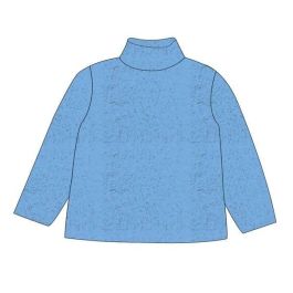 Cerdá Pijama Largo Coral Fleece para Niños - Diseño Stitch - Talla 10 Años - Color Azul