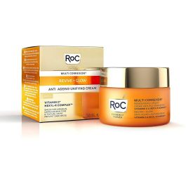 Roc REVIVE + GLOW Crema Unificadora Antiarrugas y Antiedad, Tratamiento Facial Hidratante con Vitamina C y Hexyl-R, 50 ml Precio: 25.99022162. SKU: S05101951
