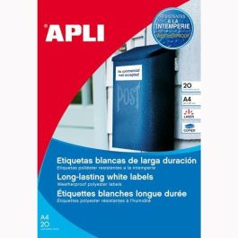 Apli Etiquetas Adhesivas 64,6x33,8 mm C-Rectos Poliéster Blanco Láser 20H Precio: 26.8899994. SKU: S8400813