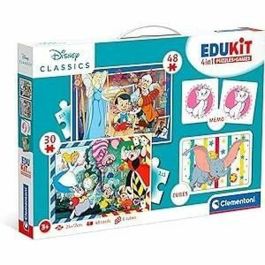 Clementoni CLE8005125182909 Edukit Disney Caja de aprendizaje 4 en 1, 2 rompecabezas, 1 nota, 1 juego de 6 cubos, a partir de 4 años, Hecho en Italia Precio: 23.50000048. SKU: B1AXCC6W77