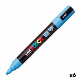Marcador POSCA PC-5M Azul cielo (6 Unidades) Precio: 23.89000042. SKU: S8422626
