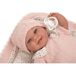 Muñecas Arias Muñeca Elegance Babyto Rosa c/Manta (Muñeco de Peso) 35 cm