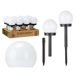 Baliza Solar Bola Luz Blanca 10 Cm Ibergarden (12 Unidades) Precio: 20.89000023. SKU: B1BAFJK74L