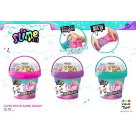 Cubo super slime 1kg con bolitas de colores para mezclar13,20x13,20x12,50 cm - modelos surtidos Cubo super slime 1kg con bolitas de colores para mezclar13,20x13,20x12,50 cm - modelos surtidos