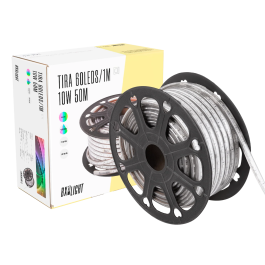 BX3 Light Tira LED 220V 500W 42.000Lm IP65 SMD5050 Blanco Frío 6.000K, 60 LEDs/m, 50m Modelo BX3-220-60-50M-CW