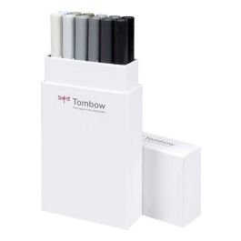 Rotulador Tombow Doble Punta Pincel Colores Grises Estuche De 12 Precio: 37.79000005. SKU: B12KPPQFSS