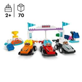 Lego Duplo Juego de Construccion Coches de Carreras y Pilotos del Equipo de F1 para Niños a partir de 2 años