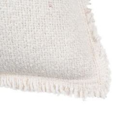 Cojín Blanco Algodón-Poliéster 50 X 30 cm