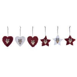 Decoracion Colgante Navidad Alpina DKD Home Decor Rojo Blanco 8 x 1 x 21 cm Set de 3 (2 Unidades) Precio: 4.49999968. SKU: B1CPYPNDB3
