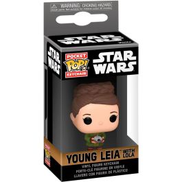 FUNKO Llavero Pocket POP Star Wars Obi-Wan Kenobi 2 Young Leia Organa