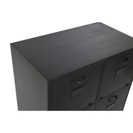 Cajonera Home ESPRIT Negro Metal Loft 75 x 45 x 80 cm Cajonera Home ESPRIT Negro Metal Loft 75 x 45 x 80 cm