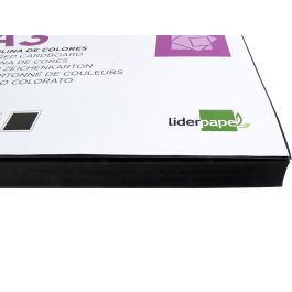 Cartulina Liderpapel A3 180 gr-M2 Negro Paquete De 100 Hojas