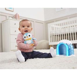 Vtech Proyector Musical Iglú Pingüino con Peluche, 3 Modos Luz, Detector Sonido y Apagado Auto. Bebés 0-12 Meses. 27,9x13x27,5cm