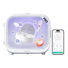Petkit AirSalon Max Pro HG-P-EU Secador para Gato Silencioso, Control por App, UVC, Blanco, Plástico