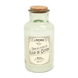 Home Deco Factory Vela Perfumada Apothicaire Flor de Algodón Ámbar Almizcle Blanco Botella Vidrio Tapón Corcho 17 cm Precio: 5.50000055. SKU: B1E2NTPAR9
