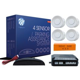 M-Tech Sensores de Aparcamiento CP4 con Pantalla Digital LED y 4 Sensores - Blanco Precio: 20.50000029. SKU: B1ABCLELSW
