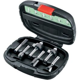 BOSCH Juego de 6 Fresas para Madera, Vástago de 8mm, Carburo: 2 Rectas, 1 Ranurar, 1 Redondear, 1 Cola Milano, 1 Perfilar Precio: 53.49999996. SKU: B1F9HF34RB