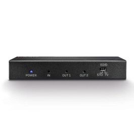 Lindy 2 Port HDMI 18G Splitter Distribuidor Doble Pantalla 4K@60Hz