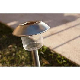 Lumisky Alesia Lote de 8 Balizas Solares LED Blanco Frío para Jardín/Camino, 8h Batería, Resistentes UV/Salpicaduras