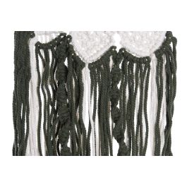 DKD Home Decor Decoracion Colgante Boho Marron Oscuro, Marron Claro, Verde Oscuro, Blanco 1 x 100 x 21 cm (4 Unidades)