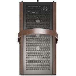 Montech Heritage 30 Pro TG Black/Brown Midi Tower para PC Negro micro ATX, Mini-ITX, Imitación piel