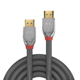 Lindy Cromo Line Cable HDMI 10m Premium 4K UHD 2160p 60Hz HDMI 2.0 10.2Gbps 26AWG Cobre Estañado Contactos Bañados Oro Triple Blindaje