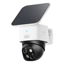 Eufy SoloCam S340, Cámara Solar de Seguridad Exterior Inalámbrica 360 grados con IA, Seguimiento Automático, Sin Cuotas, Compatible con HomeBase 3 Precio: 140.49999942. SKU: B1FLLBQQLZ