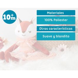 KioKids Muñeca de Trapo Zorro para Bebés y Niños, Juguete Suave +10 Meses