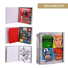 Album actividades coloreable marvel