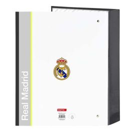 Safta Carpeta 4 Anillas Folio Cartón Forrado Lomo Ancho Real Madrid 1ª Equipación 25-26 40mm Safta Carpeta 4 Anillas Folio Cartón Forrado Lomo Ancho Real Madrid 1ª Equipación 25-26 40mm