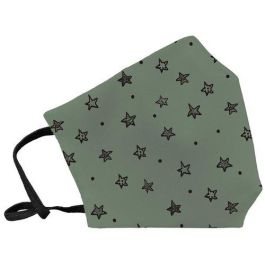 Mascarilla De Proteccion Reutilizable Fuli Pequeña Talla S Estrellas Kaki Precio: 6.59000001. SKU: B1384K9HX8
