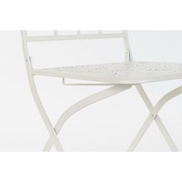 Silla Tropical DKD Home Decor Blanco 48 x 93 x 40 cm Silla Tropical DKD Home Decor Blanco 48 x 93 x 40 cm