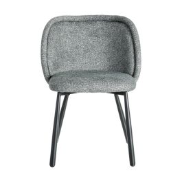 Silla Jaspeado Verde Tejido-Metal 56 X 56 X 78 cm