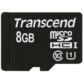 CARD microSD 8GB Transcend SDHC UHS1 w/adapter Precio: 25.88999974. SKU: B1BN7BNCKK
