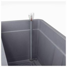 Deroma 9HN14SZ Maceta Cubo Cosmo con reserva de agua, ruedas, Antracita, 38 cm Deroma 9HN14SZ Maceta Cubo Cosmo con reserva de agua, ruedas, Antracita, 38 cm