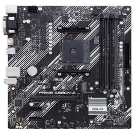 ASUS Placa Base PRIME A520M-A II/CSM, Socket AM4, Chipset AMD A520, Formato Micro ATX, Soporte para Procesadores AMD Ryzen 3 y 5, DDR4