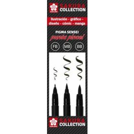 Rotulador Fibra Sakura Pigma Brushpen Especial Manga E Ilustracion (Fb,Mb,Bb) Estuche De 3 Precio: 8.79000023. SKU: B1JTTANCFJ