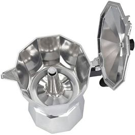 Cafetera Italiana JATA CCA6 * Plateado 6 Tazas Aluminio