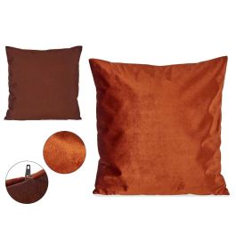 Cojín de terciopelo naranja 45x45 cm - Giftdecor (8 Unidades) Cojín de terciopelo naranja 45x45 cm - Giftdecor (8 Unidades)