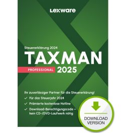 Lexware TAXMAN Professional 2025 1 Device - Hasta 50 Declaraciones de Impuestos - Descarga ESD Precio: 181.5899998. SKU: B1EHQAKCVK