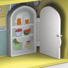 Hasbro F2167 Peppa Pig Casa Familiar Playset con 6 Accesorios: Cama, Sofá, Mesa. Puertas Horno/Nevera. Niños +3 Años