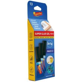 Supertite Adhesivo instantáneo gel A2513 - 3 x 1 g, para metal, porcelana, plástico, goma, vidrio, madera - Bricolaje e industria Precio: 1.49999949. SKU: S7919571
