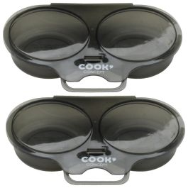 Cook Concept 2 Cuece Huevos Doble Microondas Huevos Blandos Duros Al Plato